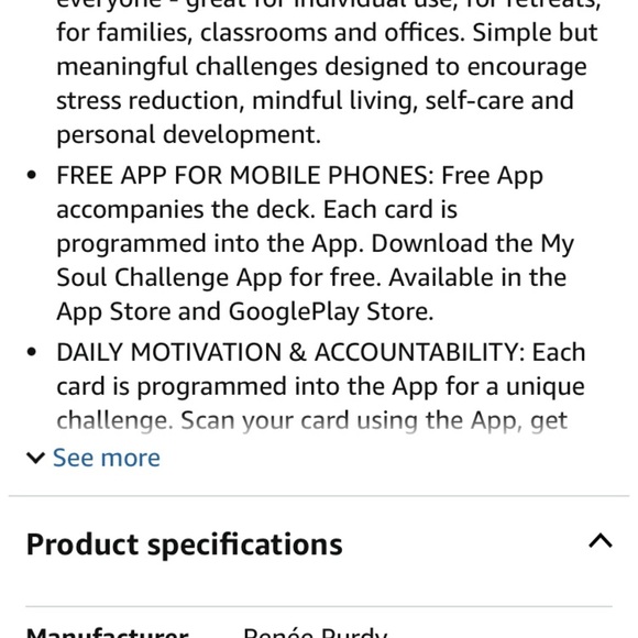 My Soul Challenge Card Set of 48 cards by DrReneePursy naturopathic doctor - Picture 9 of 12